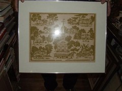 Nancy Arnold Silk Screen on Paper #1 of 20 HISTORIC Norwell MAssachusetts c1970s