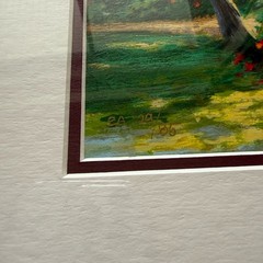 Framed Art Serigraph. Signed. Schaefer And Miles “Into the Light” Framed 26×20