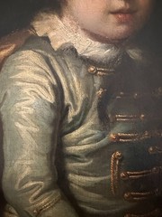 Original Antique Oil Painting Portrait of a Boy Unsigned