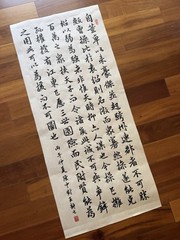 Unframed Chinese Calligraphy Freehand Longzhong Plan 隆中對2649