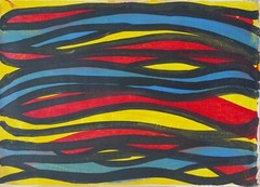 Sol LeWitt Signed Minimalist Oil Painting on Canvas – American Conceptual Art