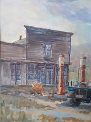 Watercolor on Paper Board Matted Original by Don Trout 16 x 13.5 in