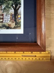 Judy Hartsfield Print Vintage 1995 Chicken Quilt Alabama Country Farm Framed
