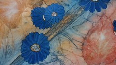 Abstract 11 x 14.5 in Watercolor Floral Painting by PA Artist Robert G. Hill