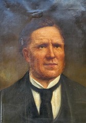 J T Steadman ( Late 19TH Cen-ry) : Portrait Of A Gentleman, Oil On Canvas , 1874