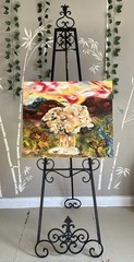 „New Day“ – Original Oil Painting- 23 in x 20 in ~ Ram-N-The-Bush