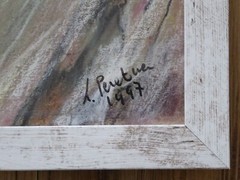 Laura Peratoner Pastel Horses Italy Switzerland Original