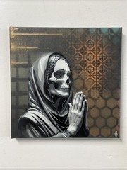 Muerete Virgin Mary Original Painting Graffiti Art Street Art Tattoo Art