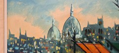 Expressionism oil painting oil painting masterpiece landscape city people 147