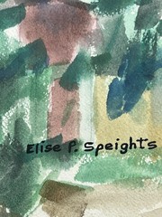 Abstract Church Tower Watercolor Painting 14×11” Elise Speights Fine Folk Art