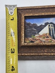 Chapel of the Holy Cross Small Oil Painting By Helen Wiendl Sedona Arizona 4X6