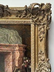 ANTIQUE MASTERFUL PORTRAIT PAINTING CARDINAL RELIGIOUS ICON INTERIOR LISTED OIL