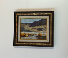 Oil Painting Landscape New Mexico Louis Edward Ewen Santa Fe Plein Air Vintage