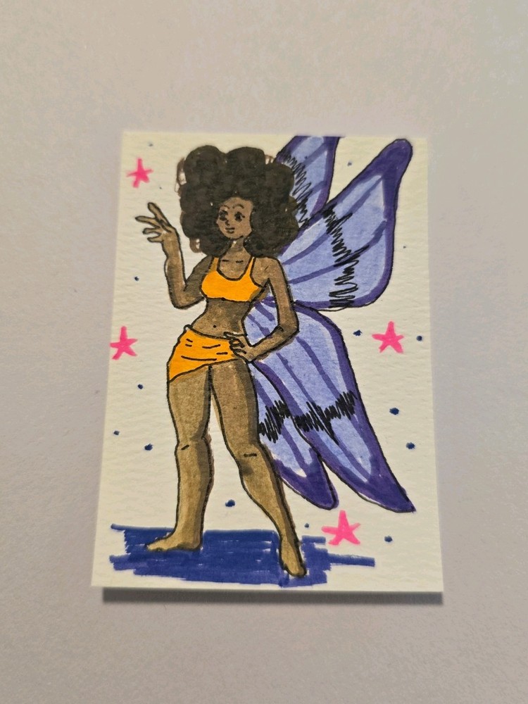ACEO Original Art Painting 2.5×3.5 Inches
