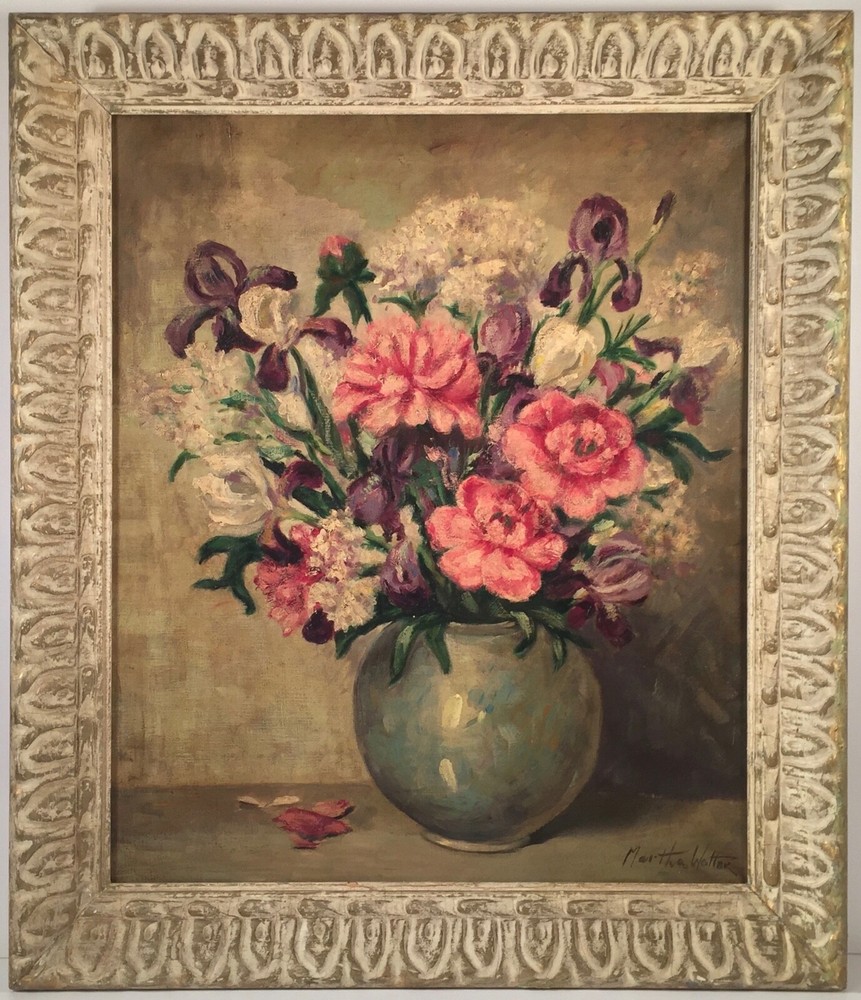 Listed Artist Martha Walter (1875-1976) Signed Oil On Canvas Painting