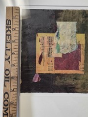 Henry Rayburn (Texas, 1944-2009) Original Mixed Media Collage Painting 7″×6½“