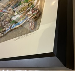 Charles Fazzino A Dream for Peace Israel 3D DX Gold 100/100 Signed Framed COA