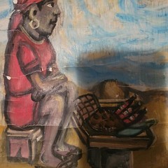 Wilson Bigaud- Naive Haitian Art – L30 in x W25