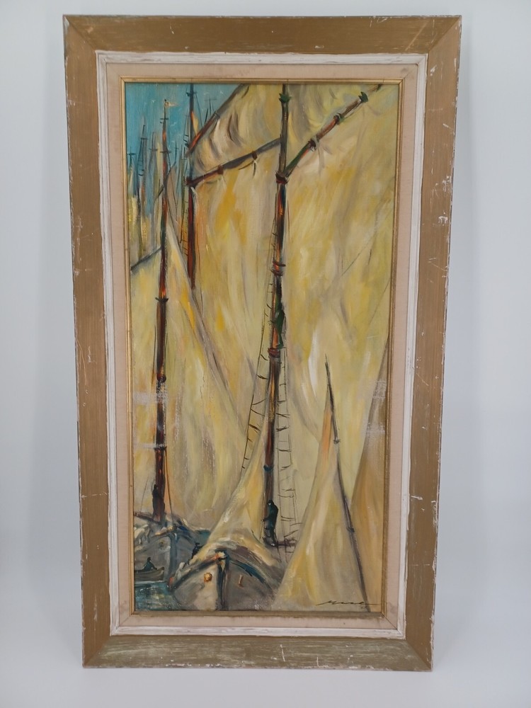 Melva Rue „At Rest“ Oil Painting on Canvas 2ft x 3 1/2 ft