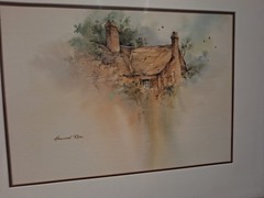 Listed Howard Rees (1941) Original Watercolor Signed Framed 19×23