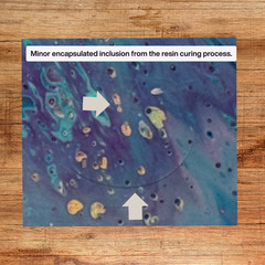 Cosmic Current Original Abstract Resin Fine Art Painting on Wood Panel Thick