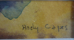 ANDY CAPES FRENCH IMPRESSIONIST ABSTRACT Nice FRANCE Artwork ABSTRACTION SIGNED
