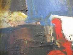 VINTAGE 1970’S ABSTRACT PAINTING MODERNISM EXPRESSIONISM NON OBJECTIVE MYSTERY