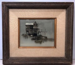 Original R.A Ritchie Allen Benson Acrylic in Board Painting