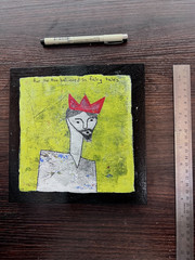 e9Art 8×8 ‚for he too believed in fairy tales‘ outsider art brut naive