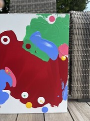 Original Abstract Acrylic Painting on canvas – Circus Circus 1