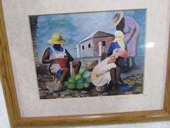 3 J. GEORGE Artist Carribean Culture Pictures-Signed