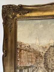 French Impressionism Painting Montmartre France Louis Peyrat Famous Landscape