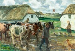 Anders Hune (Denmark,1894-1968) oil painting 149044