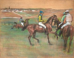 Edgar Degas Race Horses Painting Reproduction – Giclee Canvas/Paper/Stretched