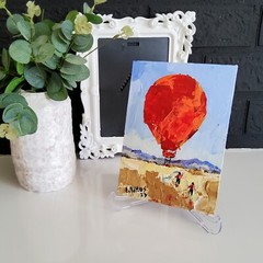 Original Painting Aerostat Cappadocia Journey Acrylic Modern Wall Art Hand made