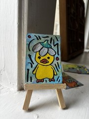 ACEO Art Card signed original 2.5×3.5