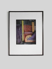Henryk Barczyński (1896-1941) „Paris“ Pastel Artwork 38,5×49,5cm, 1920, France