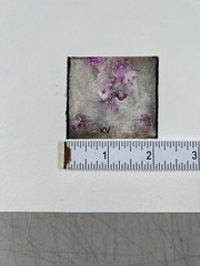 Mixed Media Mini Painting Ink Metallic Powders and Dyes Kathryn Vaughn Botti