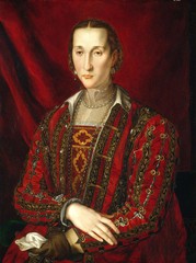 Oil painting agnolo bronzino – Noblewoman portrait of eleanora di toledo canvas