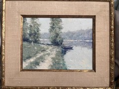 Andre Gisson New York 1967 Original Painting 🖼️