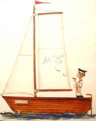 Manufacture Alek Sander Naive Madame Dior Golden 1920s Babylon Sailboat