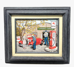 C Carson Painting Garage Mobil Gas Fuel station Automotive Auto shop picture