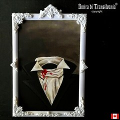 figurative art modern painting decorative printing vampire customized wood frame