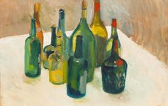 20th Century Gouache – Empty Bottles