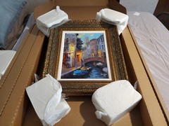 Viktor Shvaiko Giclee H/E on Canvas (Last Light in Venice) L/E #87/200 Beautiful