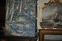 Listed Artist Marco Zim Zimmerman 1880-1963 unframed Large Forrest Painting