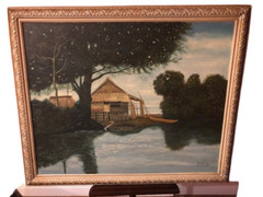 1970s Eddie Sarmiento sign Painting