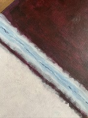 Pair Set 2 Original Modern Abstract Paintings signed Diptychs each 10×20″