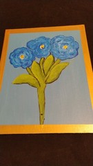THIRD TIME A CHARM – ACRYLIC ABSTRACT PAINTING ON CANVAS ORIGINAL BY THE ARTIST