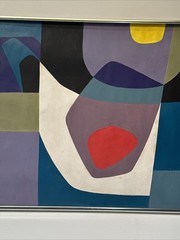 Mid Century Painting Abstract Cubist Cubism Duval Eliot Modernist Famous Rare
